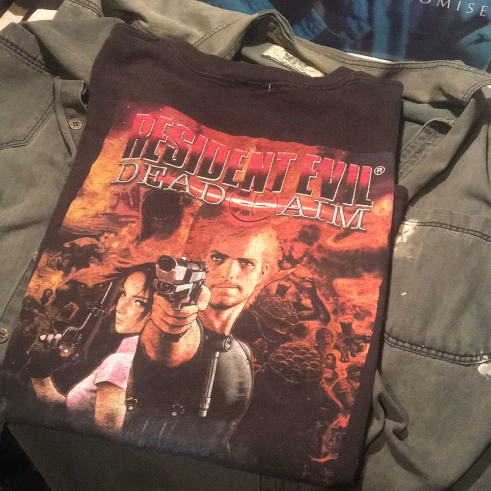 Vintage resident evil Dead aim shirt